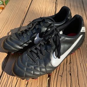 Black Women’s Nike Tiempo Cleats